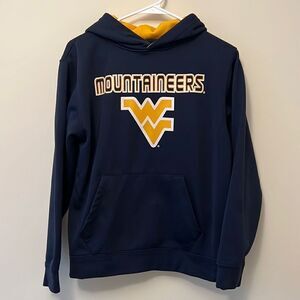 West Virginia University youth medium (12/14) hooded sweatshirt.